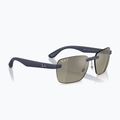 Sonnenbrille Ray-Ban RB4470 Polarized+ Lenses sand dark blue/grey gradient chromance