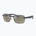 Sonnenbrille Ray-Ban RB4470 Polarized+ Lenses sand dark blue/grey gradient chromance 4