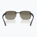 Sonnenbrille Ray-Ban RB4470 Polarized+ Lenses sand dark blue/grey gradient chromance 5