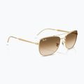 Sonnenbrille Ray-Ban Bain Bridge arista gold/brown gradient