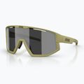 Sonnenbrille Bliz Fusion matte amber green/smoke silver mirror
