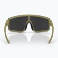 Sonnenbrille Bliz P005 matte amber green/smoke silver mirror 4