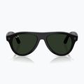Brille mit Kamera Ray-Ban Meta Aviator shiny black/trs g. green 7