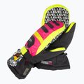 Level Junior Mitt schwarz/gelber Kinder-Skihandschuh