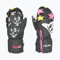 Level Lucky Mitt ninja rosa Kinder-Skihandschuhe 6