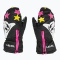 Level Lucky Mitt ninja rosa Kinder-Skihandschuhe 3