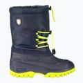 Kinder CMP Ahto Schneestiefel navy blau und gelb 3Q49574J 10