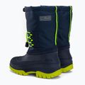 Kinder CMP Ahto Schneestiefel navy blau und gelb 3Q49574J 3