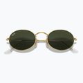 Sonnenbrille Ray-Ban Oval arista gold/green g-15 3