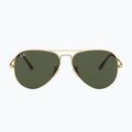 Sonnenbrille Ray-Ban Aviator Metal II gold arista/green g-15 2
