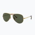 Sonnenbrille Ray-Ban Aviator Metal II gold arista/green g-15 4