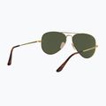 Sonnenbrille Ray-Ban Aviator Metal II gold arista/green g-15 6