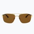 Sonnenbrille Ray-Ban RB3663 arista gold/brown 2