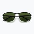 Sonnenbrille Ray-Ban Rb3671 Polarized+ Lenses black silver/dark green polarized+ 3