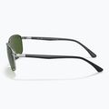 Sonnenbrille Ray-Ban Rb3671 Polarized+ Lenses black silver/dark green polarized+ 7
