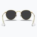 Sonnenbrille Ray-Ban Round Metal gold/black polarized 5