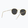 Sonnenbrille Ray-Ban Round Metal gold/black polarized 6