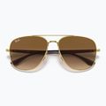 Sonnenbrille Ray-Ban RB3683 arista gold/brown 3