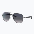 Sonnenbrille Ray-Ban RB3683 brass/blue grey polarized 4