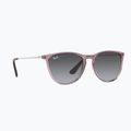 Kinder-Sonnenbrille Ray-Ban Erika transparent violet/grey gradient