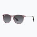 Kinder-Sonnenbrille Ray-Ban Erika transparent violet/grey gradient 4