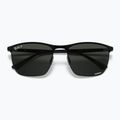 Sonnenbrille Ray-Ban RB3686 Polarized+ Lenses matte black/dark grey polarized+ 3