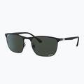 Sonnenbrille Ray-Ban RB3686 Polarized+ Lenses matte black/dark grey polarized+ 4
