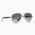 Sonnenbrille Ray-Ban RB4376 polarized transparent/grey gradient