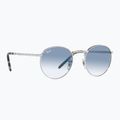 Sonnenbrille Ray-Ban New Round silver/blue