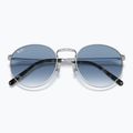 Sonnenbrille Ray-Ban New Round silver/blue 3