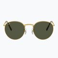 Sonnenbrille Ray-Ban New Round gold/green 2
