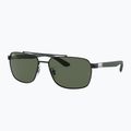 Sonnenbrille Ray-Ban RB3701 black/dark green 4