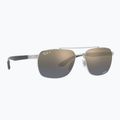 Sonnenbrille Ray-Ban RB3701 Polarized+ Lenses silver/blue gold polarized+