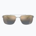 Sonnenbrille Ray-Ban RB3701 Polarized+ Lenses silver/blue gold polarized+ 2