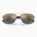 Sonnenbrille Ray-Ban RB3701 Polarized+ Lenses silver/blue gold polarized+ 3
