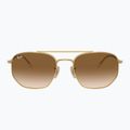 Sonnenbrille Ray-Ban RB3707 Polarized+ Lenses arista gold/brown 2
