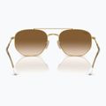 Sonnenbrille Ray-Ban RB3707 Polarized+ Lenses arista gold/brown 5