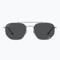 Sonnenbrille Ray-Ban RB3707 Polarized+ Lenses brass/grey polarized+
