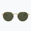 Sonnenbrille Ray-Ban Jack gold/green 2