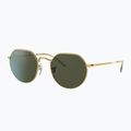 Sonnenbrille Ray-Ban Jack gold/green 4