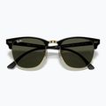 Sonnenbrille Ray-Ban Clubmaster Classic black/gold/green g-15 3
