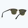 Sonnenbrille Ray-Ban Clubmaster Classic black/gold/green g-15 6