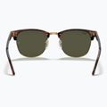 Sonnenbrille Ray-Ban Clubmaster Classic tortoiseshell/gold/green g-15 5
