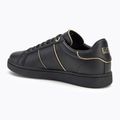 EA7 Emporio Armani Classic Logo dreifach schwarz/ gold Schuhe 3