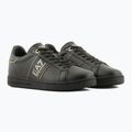 EA7 Emporio Armani Classic Logo dreifach schwarz/ gold Schuhe 8