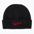 Wintermütze Herren Woolrich Merino Wool Logo Beanie black