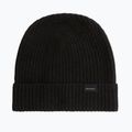 Herren-Beanie Woolrich Knitted Ribbed Beanie black