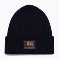 Herren-Wintermütze Woolrich Legacy Patch Beanie melton blue