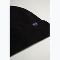Herren-Wintermütze Woolrich Knitted Ribbed Beanie black 3