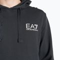 Herren Hoodie Sweatshirt EA7 Emporio Armani Train Logo Series Hoodie Extended Logo Coft night blue/white logo 3